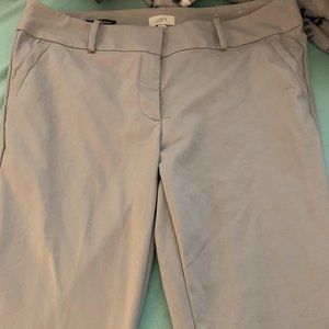 LOFT Outlet Light  Grey Curvy Skinny Ankle Size 16